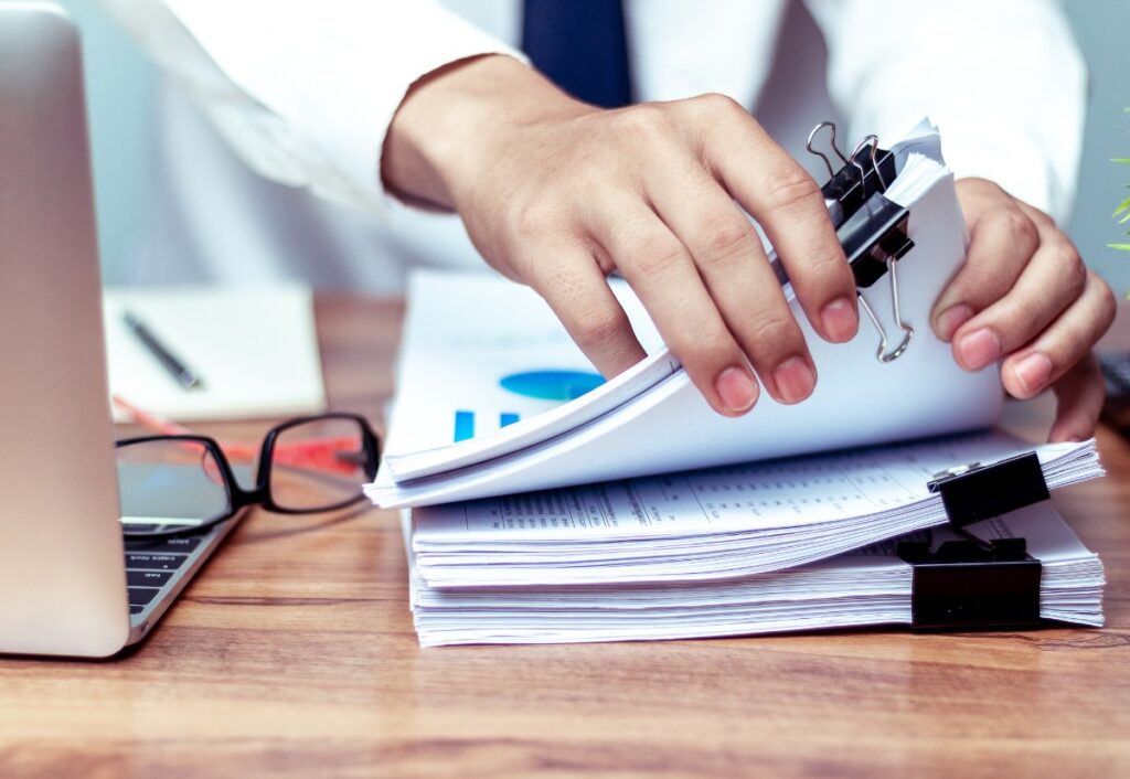 ambiente de trabalho organizado simple